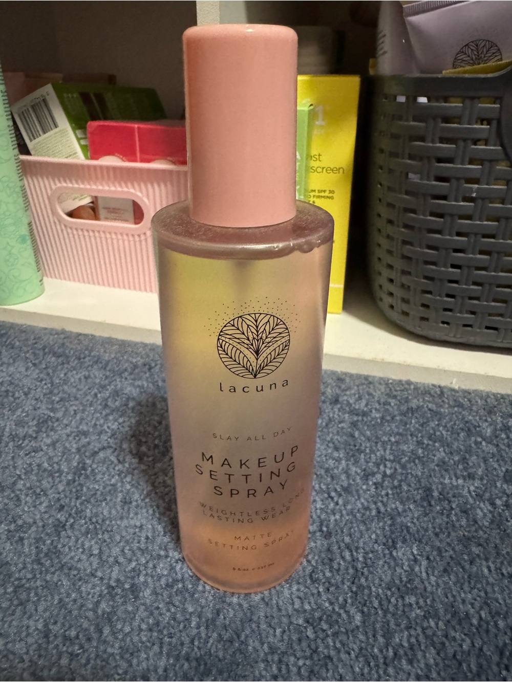 Lacuna Pink Makeup Setting Spray - Matte Long-Lasting